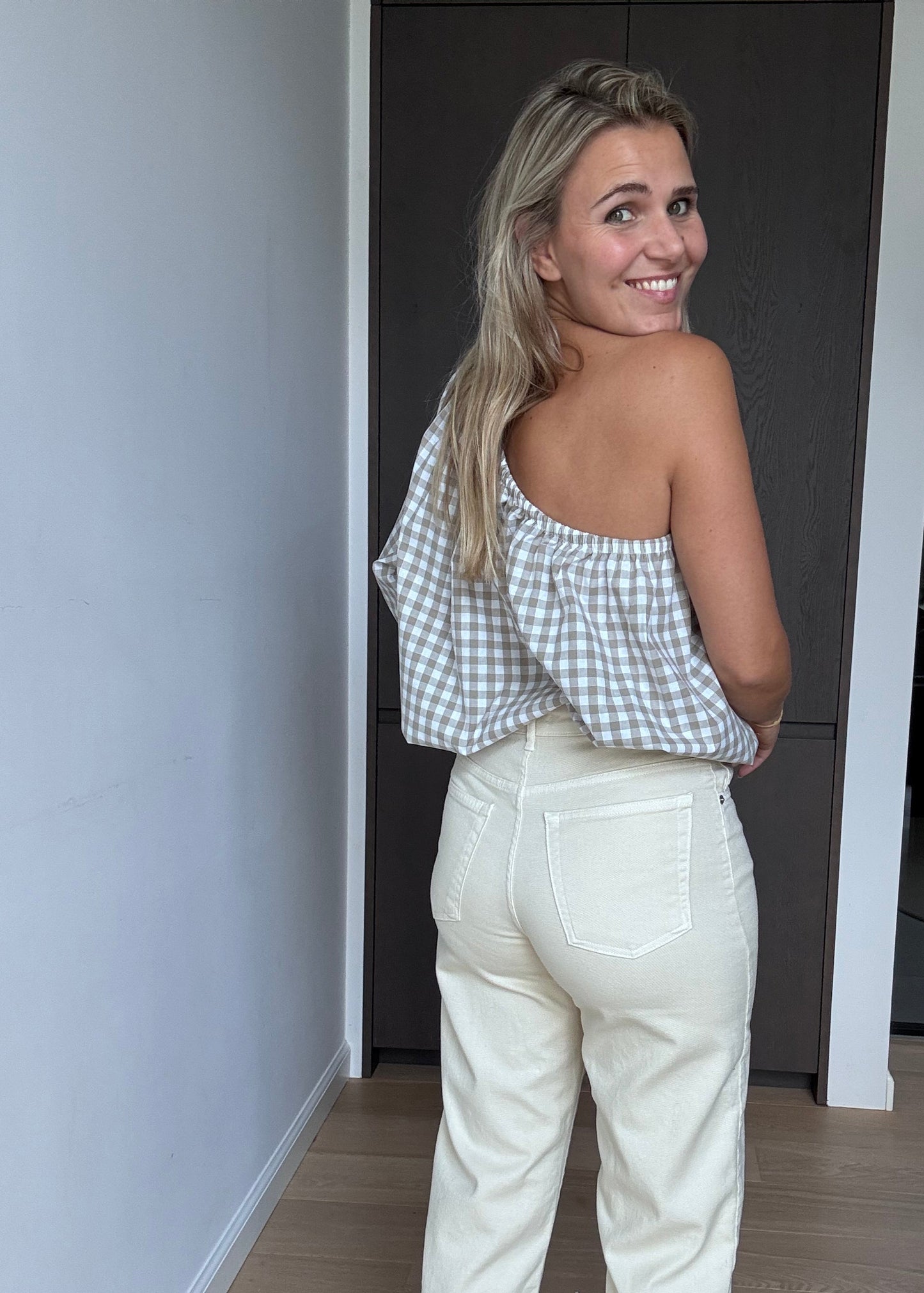 Top met ruitjes